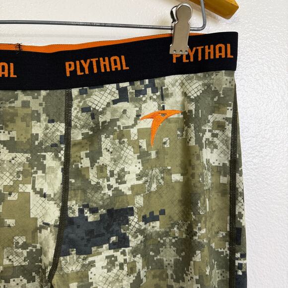 Plythal Camo Base 2.0 Bottom Mens 2XL Green Digital Forest Hunt Outdoors Pants - Picture 5 of 10